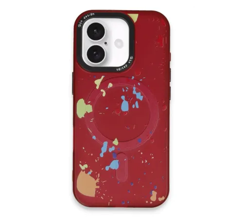 Joko iPhone 16 Colorful Magsafe Kapak - Kırmızı Joko iPhone 16 Colorful Magsafe Kapak - Kırmızı