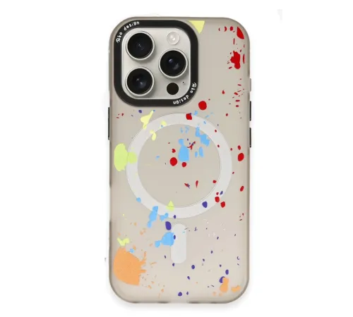 Joko iPhone 16 Pro Colorful Magsafe Kapak - Titan Gri Joko iPhone 16 Pro Colorful Magsafe Kapak - Titan Gri