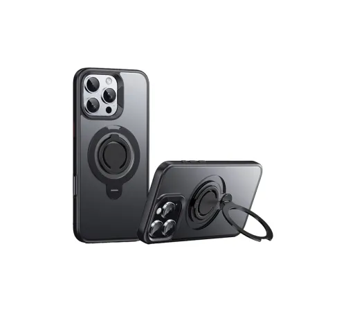 Joko iPhone 16 Pro Max Avatar 360 Dönen Magsafe Kapak - Siyah Joko iPhone 16 Pro Max Avatar 360 Dönen Magsafe Kapak - Siyah