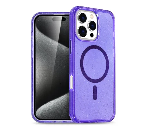 Joko Apple iPhone 16 Pro Max Star Magsafe Kapak - Mor Joko Apple iPhone 16 Pro Max Star Magsafe Kapak - Mor
