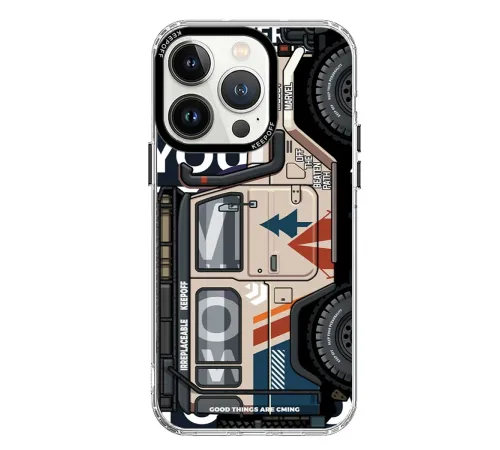 Keep Off iPhone 15 Pro Cross Country Travel Magsafe Kapak - Jungle