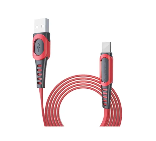 Konfulon DC03 Süper Hızlı Type-C Kablo 1M 2.4A - Kırmızı Konfulon DC03 Süper Hızlı Type-C Kablo 1M 2.4A - Kırmızı