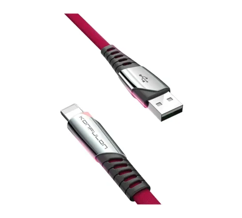 Konfulon DC17 Lightning Kablo iphone Uyumlu 1M 2.4A - Kırmızı Konfulon DC17 Lightning Kablo iphone Uyumlu 1M 2.4A - Kırmızı