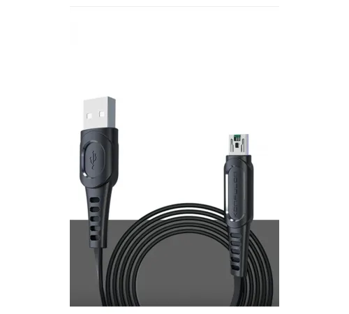 Konfulon DC24 Micro USB Kablo 1.2M 4A - Siyah