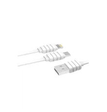 Konfulon S56 2in1 (Lightning-Micro USB) Kablo 1.2M 2.1A