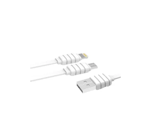 Konfulon S56 2in1 (Lightning-Micro USB) Kablo 1.2M 2.1A Konfulon S56 2in1 (Lightning-Micro USB) Kablo 1.2M 2.1A