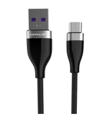 Konfulon S82 Seramik Uçlu Micro USB Kablo 1M 3.1A - Siyah