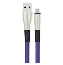 Konfulon S88 Metal Uçlu Micro USB Kablo 1M 2.4A - Mavi
