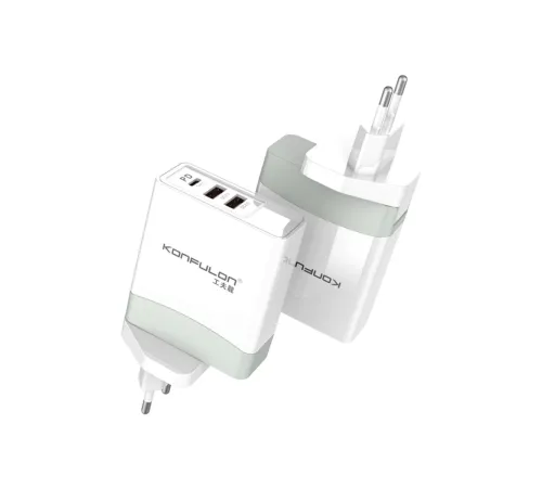 Konfulon C56Q 2 USB Type-C 3.0 Quick PD 30W Seyahat Şarj Cihazı Konfulon C56Q 2 USB Type-C 3.0 Quick PD 30W Seyahat Şarj Cihazı