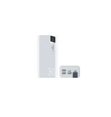 Konfulon A19 Dijital Ekranlı Powerbank 30.000 mAh Hızlı Şarj - Beyaz