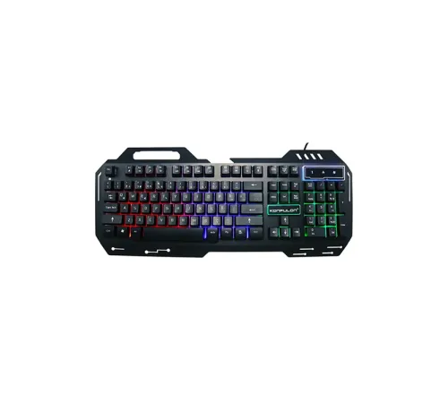 Konfulon V1 RGB Işıklı Metal Yüzey Türkçe Q Kablolu Gaming Klavye