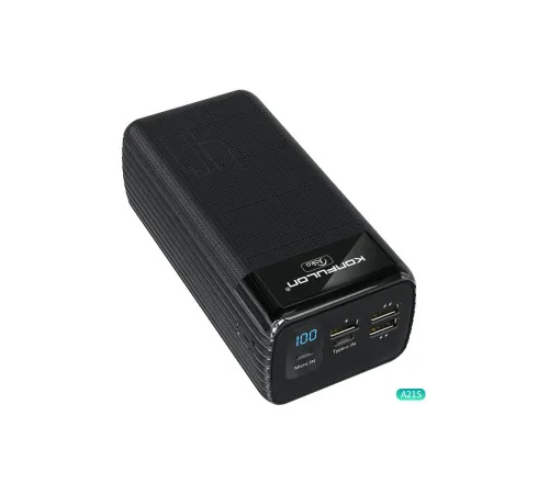 Konfulon A21S Led Işıklı Powerbank 40.000 mAh - Siyah Konfulon A21S Led Işıklı Powerbank 40.000 mAh - Siyah