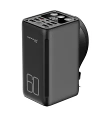 Konfulon A28Q 60.000 mAh 1 Adet 22.5W Usb / 1 Adet 20W Type-C ve 5 Adet 15W Usb Çıkışlı PD Powerbank - Siyah