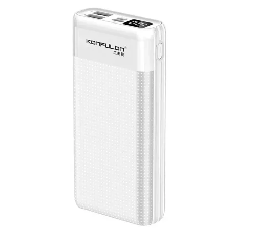 Konfulon A30 Powerbank 15W - Beyaz Konfulon A30 Powerbank 15W - Beyaz