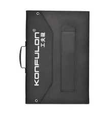Konfulon SH-04 100W Hızlı Şarj Taşınabilir Güneş Enerji Paneli Şarj İstasyonu - Siyah