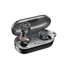 Tozo T10S Çağrı Gürültü Engelleyici Özellikli Ultra Hafif IPX8 Su Geçirmez Bluetooth 5.2 Kablosuz Airpods Kulaklık - Siyah