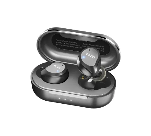 Tozo NC9 Pro Aktif Gürültü Engelleyici Özellikli Bluetooth 5.3 Kablosuz TWS Airpods Kulaklık - Siyah Tozo NC9 Pro Aktif Gürültü Engelleyici Özellikli Bluetooth 5.3 Kablosuz TWS Airpods Kulaklık - Siyah