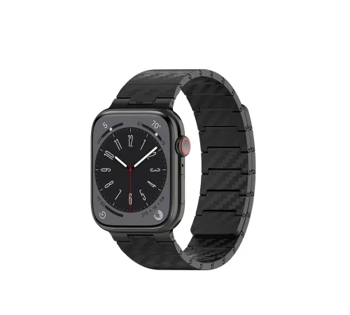 Movenchy Watch 45mm Carbon Steel Kordon - Siyah Movenchy Watch 45mm Carbon Steel Kordon - Siyah
