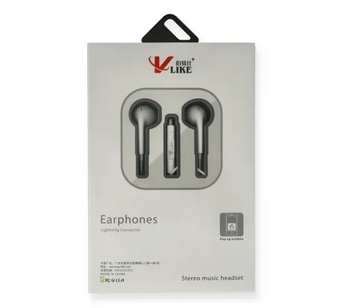 Vlike VK i7 Lightning Bluetooth Kablolu Kulaklık