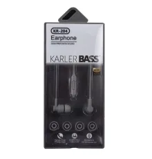 Karler Bass KR-204 Kablolu Kulaklık - Siyah