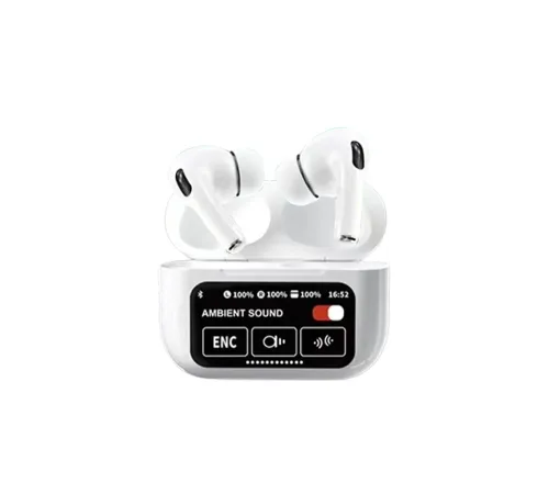 Karler Bass A9 Pro Aktif Gürültü Engelleyici Özellikli Dijital Ekranlı Airpods Bluetooth Kulaklık - Beyaz Karler Bass A9 Pro Aktif Gürültü Engelleyici Özellikli Dijital Ekranlı Airpods Bluetooth Kulaklık - Beyaz