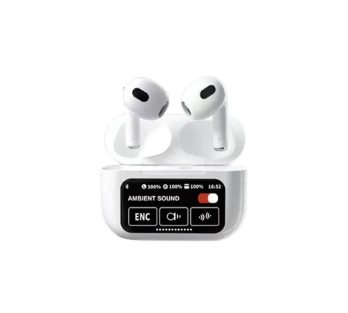 Karler Bass A10 Pro Aktif Gürültü Engelleyici Özellikli Dijital Ekranlı Airpods Bluetooth Kulaklık - Beyaz Karler Bass A10 Pro Aktif Gürültü Engelleyici Özellikli Dijital Ekranlı Airpods Bluetooth Kulaklık - Beyaz