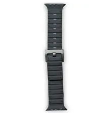 Newface Apple Watch 42mm Magnus Mıknatıslı Silikon Kordon - Siyah