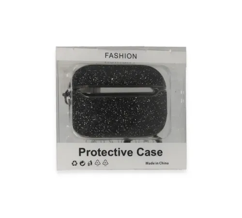 Newface Airpods Pro (1.nesil) Spell Simli Kılıf - Siyah Newface Airpods Pro (1.nesil) Spell Simli Kılıf - Siyah