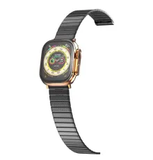 Newface Apple Watch 42mm Made Metal Kordon - Siyah