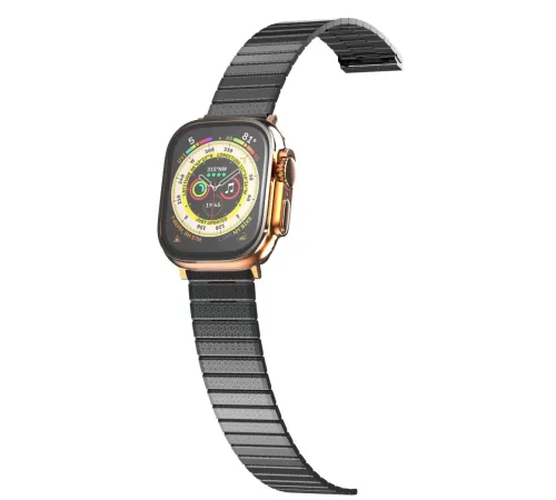 Newface Apple Watch 42mm Made Metal Kordon - Siyah Newface Apple Watch 42mm Made Metal Kordon - Siyah