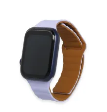 Newface Apple Watch 42mm KR411 Tailored Strap Kordon - Lila