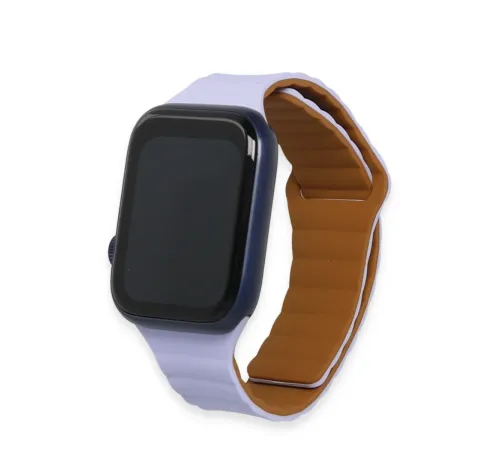 Newface Apple Watch 42mm KR411 Tailored Strap Kordon - Lila Newface Apple Watch 42mm KR411 Tailored Strap Kordon - Lila